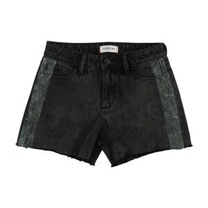 Golden Win Collection Glitter Racing Stripe Casual Shorts